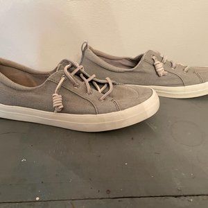 Sperry Boat side shoes light gray, size 10 medium